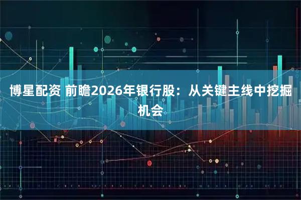 博星配资 前瞻2026年银行股：从关键主线中挖掘机会