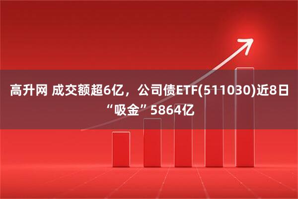 高升网 成交额超6亿，公司债ETF(511030)近8日“吸金”5864亿